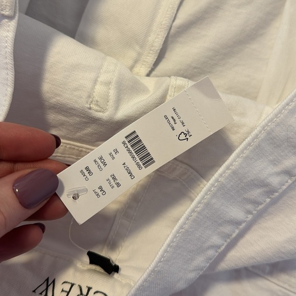 J Crew // High Rise White Denim Short NWT - Picture 8 of 8